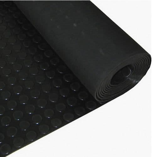Beläggningscirklar 1,20x10 meter 3 mm tjock svart färg