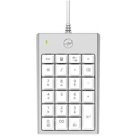 Numerisk knappsats - MOBILITY LAB - MAC Silver - Kabelansluten - USB - Vit