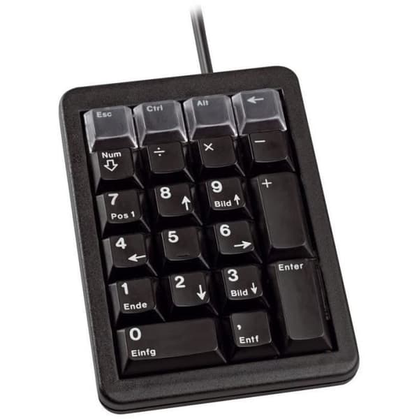 CHERRY G84-4700 USB numerisk knappsats - Svart - Cherry ML-teknik - Microsoft Windows XP-kompatibel