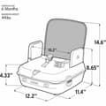 Miniatyrbild 6 av 6: Raiser Benbat Grey (1 Unit)