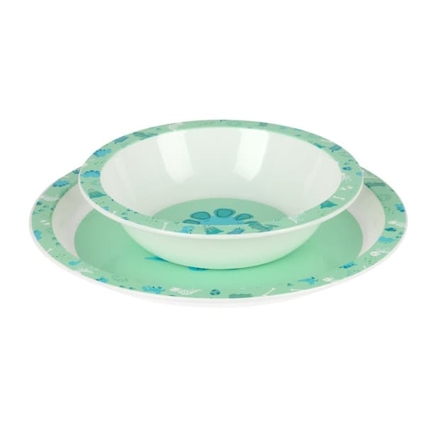 Children's dish set Safta Dino Polyester 26 x 26 x 9 cm