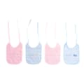 Pikkukuva 4 / 4: Bib Set Home ESPRIT Pink Sky blue Cotton 19 x 29 x 3 cm (4 Units)