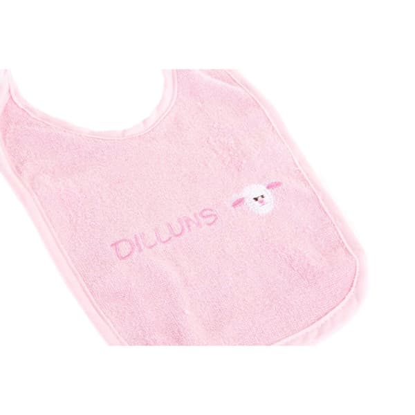 Bib Set Home ESPRIT Pink Sky blue Cotton 19 x 29 x 3 cm (4 Units)