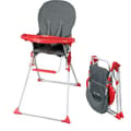 Miniatyrbild 1 av 4: Highchair Bambisol Red Grey PVC 6 - 36 Months