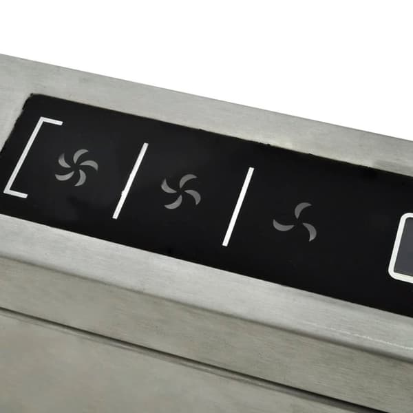 vidaXL Liesituuletin LCD-näytöllä Saarekkeen päälle asennettava