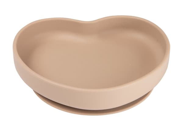 CANPOL BABIES Silicone suction plate HEART, 6m+, 80/309_bei