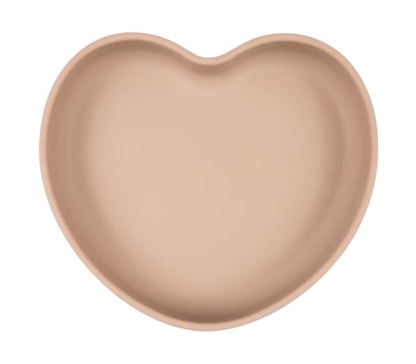 CANPOL BABIES Silicone suction plate HEART, 6m+, 80/309_bei