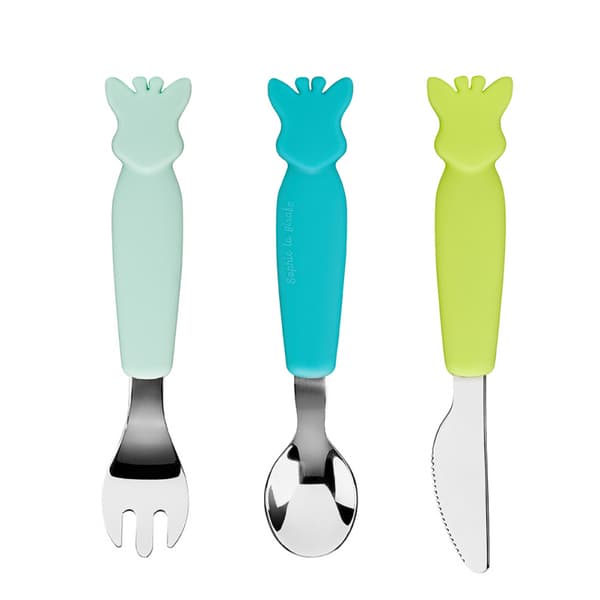 VULLI Cutlery set Sophie la girafe,  6m.+, 480007