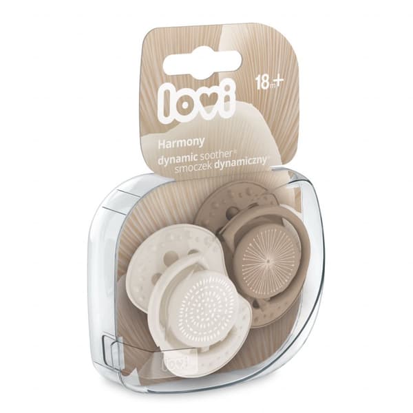 LOVI dynamic soother silicone HARMONY GIRL, 18m+, 2 pcs., 22/908girl