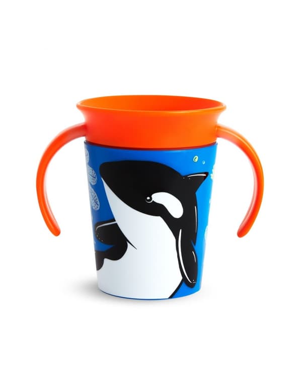 MUNCHKIN WildLove Trainer Cup, Miracle 360, 6m+, 177 ml, Orca,, 05177502