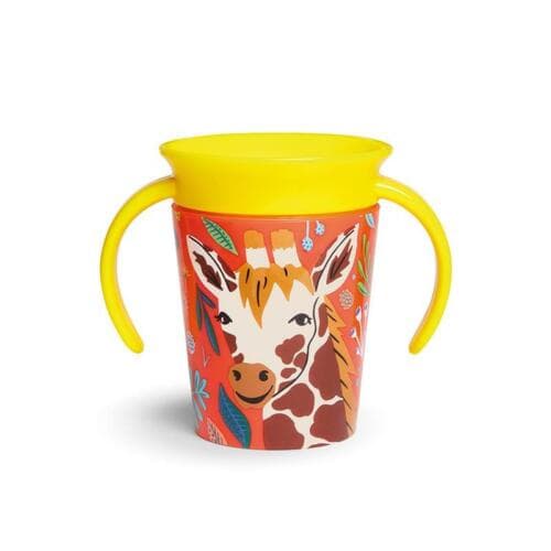 MUNCHKIN WildLove Trainer Cup, Miracle 360,  6m+, 177 ml, giraffe, 05183301