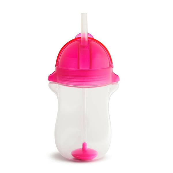 MUNCHKIN Any Angle Straw Cup, Pink, 12m+, 296ml, 01246201