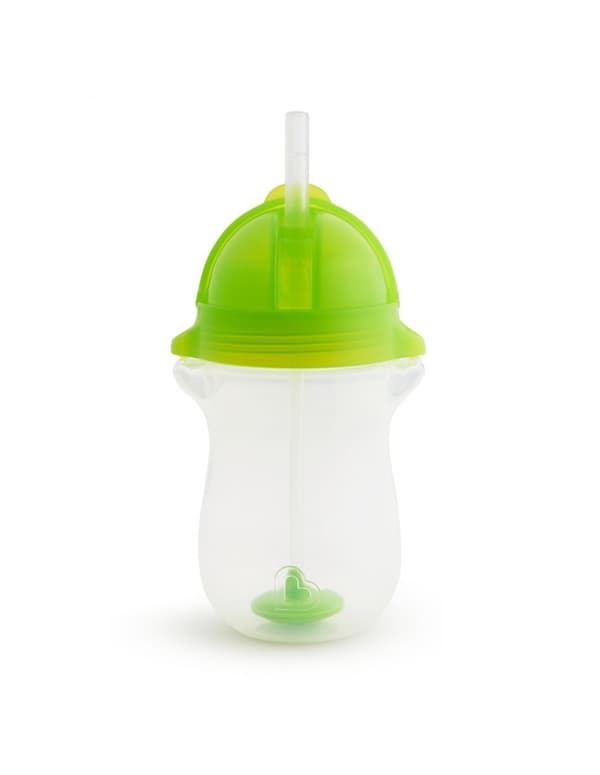 MUNCHKIN Any Angle Straw Cup, Green, 12m+, 296ml, 90118
