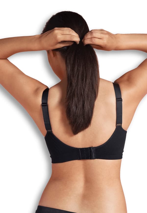 CARRIWELL padded maternity & nursing bra Black M 3321