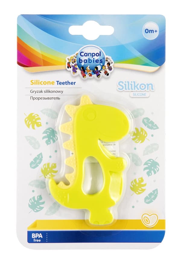 CANPOL BABIES silicone teether for newborns Dinosaur, 51/006
