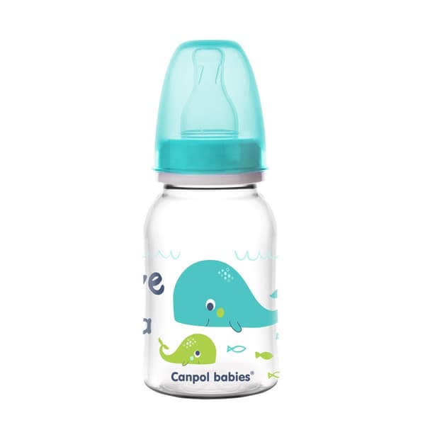 CANPOL BABIES narrow neck bottle PP Love and Sea, 120ml, 59/300