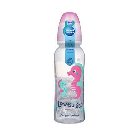 CANPOL BABIES narrow neck bottle PP Love and Sea, 250ml, 59/400
