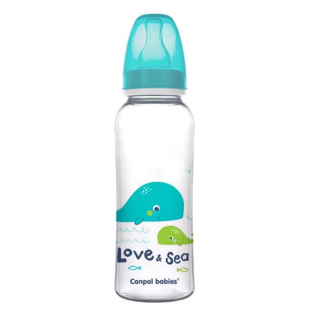 CANPOL BABIES narrow neck bottle PP Love and Sea, 250ml, 59/400