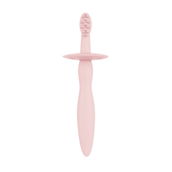CANPOL BABIES silicone toothbrush with teether and shield for gums and first teeth, 51/500_pin
