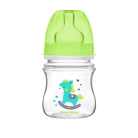 CANPOL BABIES bottle wide neck 120ml EasyStart colorful animals 35/205