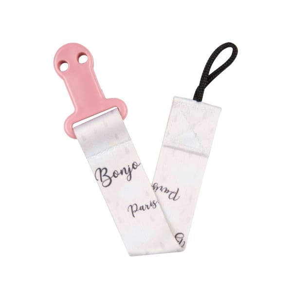CANPOL BABIES soother clip with ribbon BONJOUR PARIS, 51/026_pin