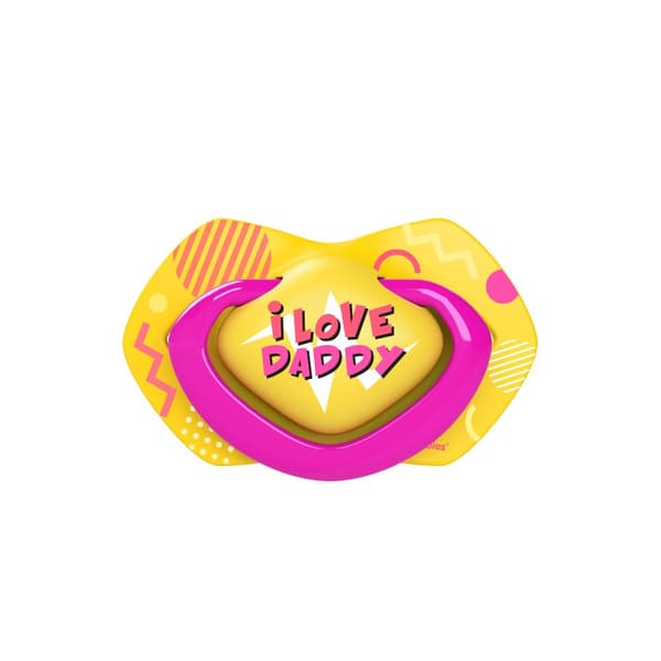 CANPOL BABIES silicone symmetrical soothers NEON LOVE, 6-18m, 2 pcs, 22/653_pin