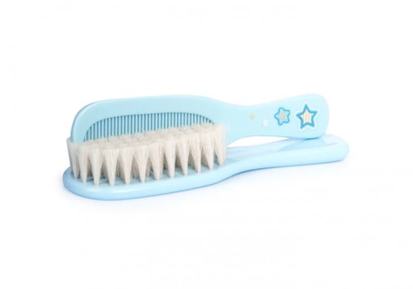CANPOL BABIES Brush with Comb Newborn Baby (soft, natural hair) 7/406 blue