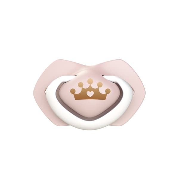 CANPOL BABIES silicone symmetrical soothers ROYAL BABY, 6-18m, 2 pcs, 22/651_pin