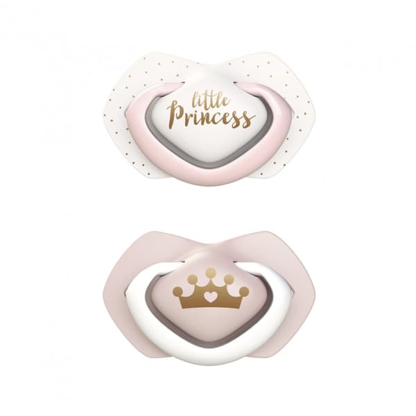 CANPOL BABIES silicone symmetrical soothers ROYAL BABY, 6-18m, 2 pcs, 22/651_pin