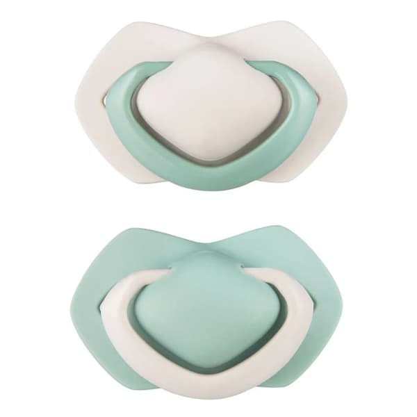 Canpol babies Set of Silicone Symmetrical Soothers 18m+ PURE COLOR 2pcs. 22/657_bei