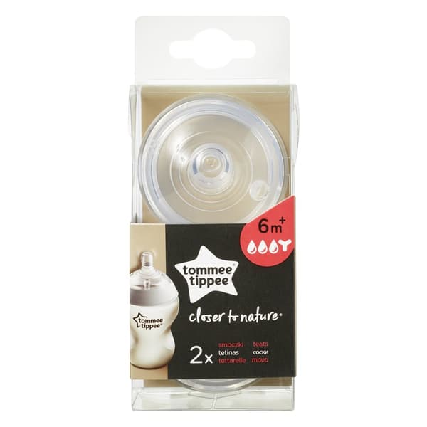 Tommee Tippee Natural Start  teat for viscous liquid Easi-Vent with self sterilisation function 2pcs 42214277