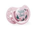 LOVI Wild Soul Girl Silicone Dynamic Soother 0-2m, 2 pcs, 22/881girl