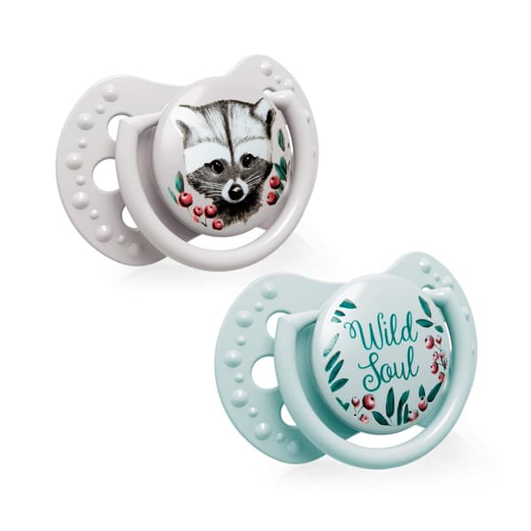 LOVI Wild Soul Boy Silicone Dynamic Soother 0-2m, 2 pcs, 22/881boy