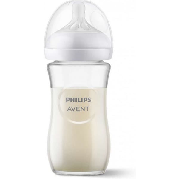 Philips Avent SCY933/01 Natural Response -lasinen tuttipullo, 240 ml