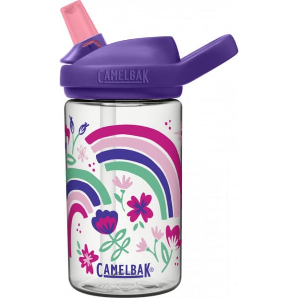 Camelbak Eddy+ Kids 0,4L -dryckesflaska, Regnbåge Floral