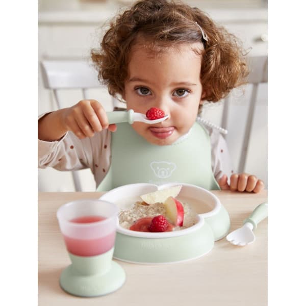 BabyBjörn Baby Dinner Set -madsæt, 5 dele, grøn