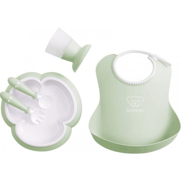 BabyBjörn Baby Dinner Set -madsæt, 5 dele, grøn