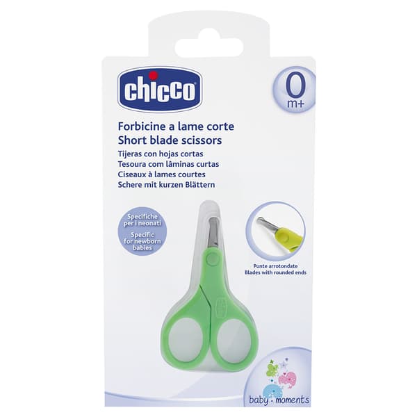 CHICCO Short Blade Scissors for Newborn Babies 0m+