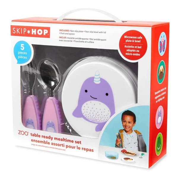 Skip Hop Narhval Zoo Table Ready Mealtime Set
