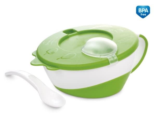 CANPOL BABIES Bowl with spoon 31/406 green