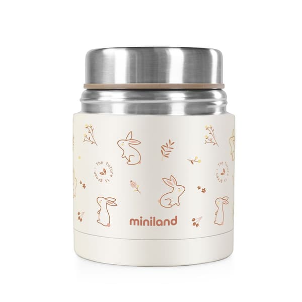 Miniland Thermo Natur Food Bunny Hvid