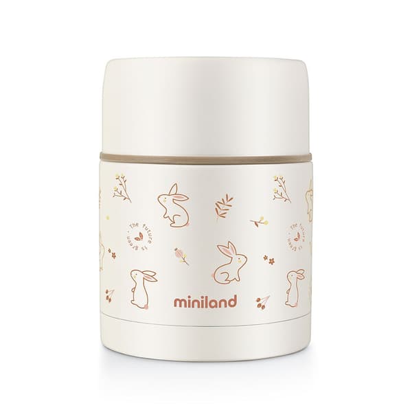 Miniland Thermo Natur Food Bunny Hvid