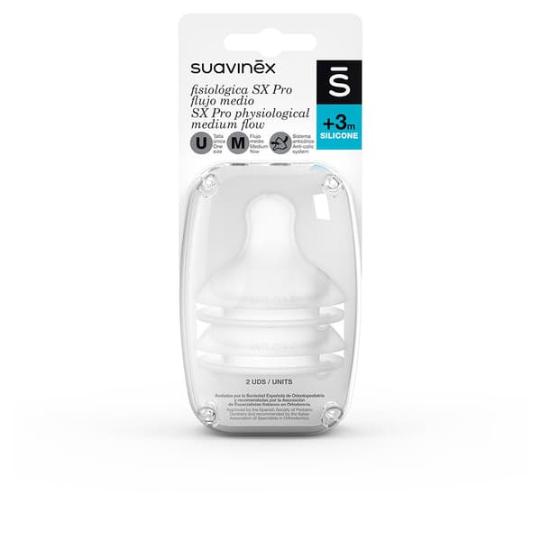 Physiological flow silicone nipple M 2 u