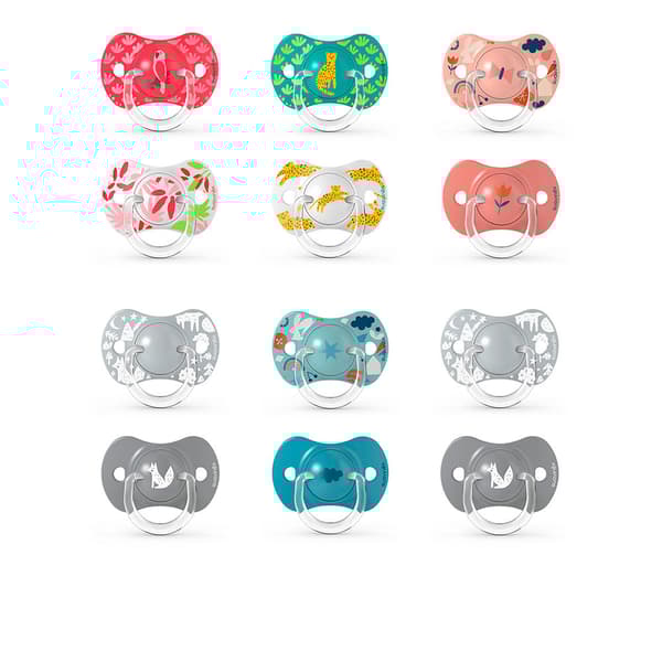 Physiological Silicone Pacifier 6-18 m 2 Units