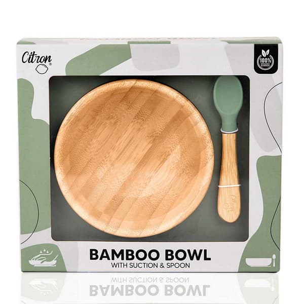 Citron Bambukulho Imukupilla Ja Lusikalla