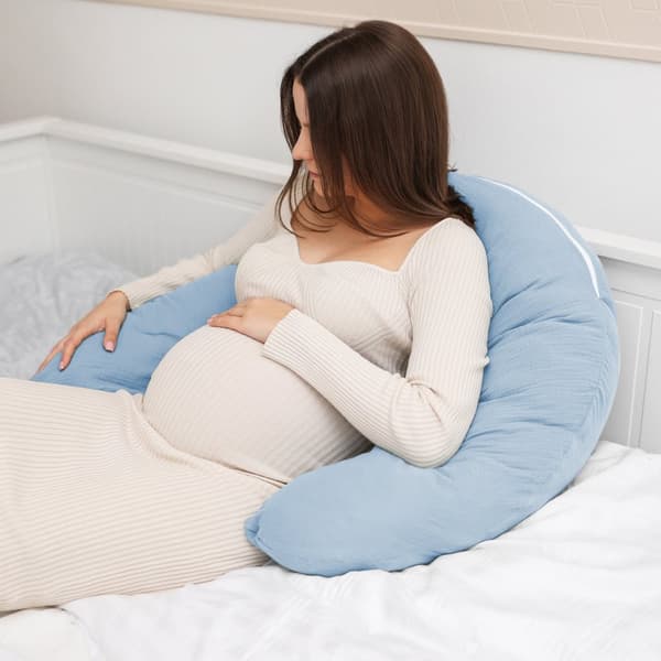 Amningskudde xxl sidosovskudde - Graviditetskudde Graviditetskudde positioneringskudde vuxna Slumpmässig variant