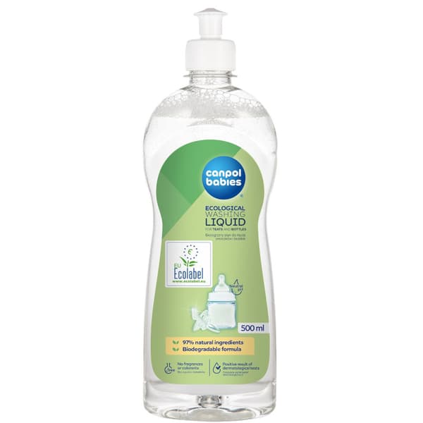 Tutin ja pullon puhdistusaine 500 ml, Canpol Babies