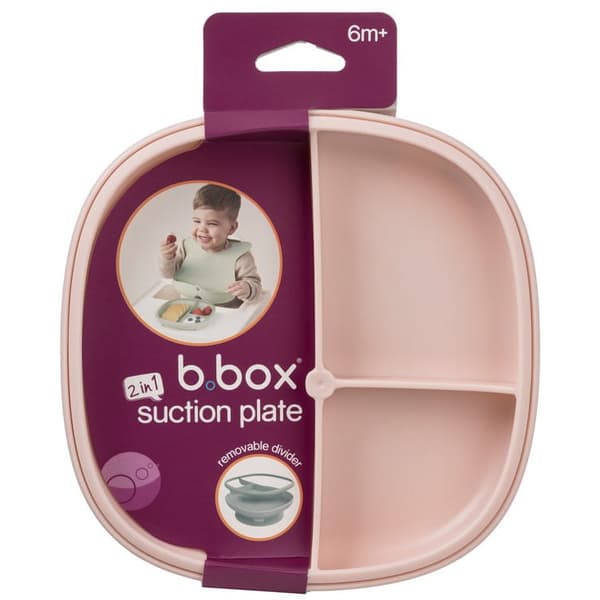 Silikoneplade med sugekop 2i1 PINK, B.box
