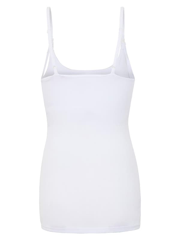 Dame ammetop hvid Navle Maternity