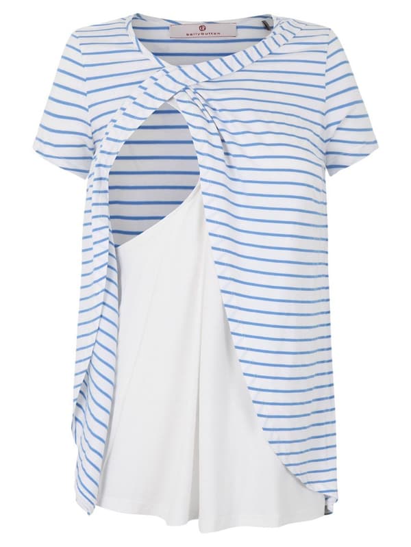 Naisten imetyspaita sininen Bellybutton Maternity